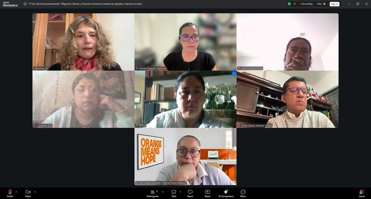 #Ahora | Iván Porraz, del Colegio de la Frontera Sur, presenta "Retocar y trazar una ciudad fronteriza, las miradas de los barberos en Tapachula, Chiapas", en el marco de nuestro Seminario permanente sobre migración.