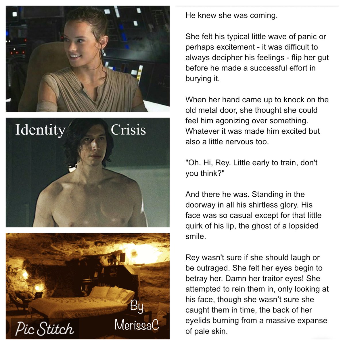 Merissa__C's tweet photo. Chapter 15 POSTED! Ben/Matt finally remembers he has an 8 - pack!😉 #reyloww #reylofic #reylo 

⭐️Post-TROS
⭐️Bendemption 
⭐️Radar technician 
⭐️Secret Identity/double agent 
⭐️Long-fic

https://t.co/km98AmZ6t1 https://t.co/1RuuIPf3Jr