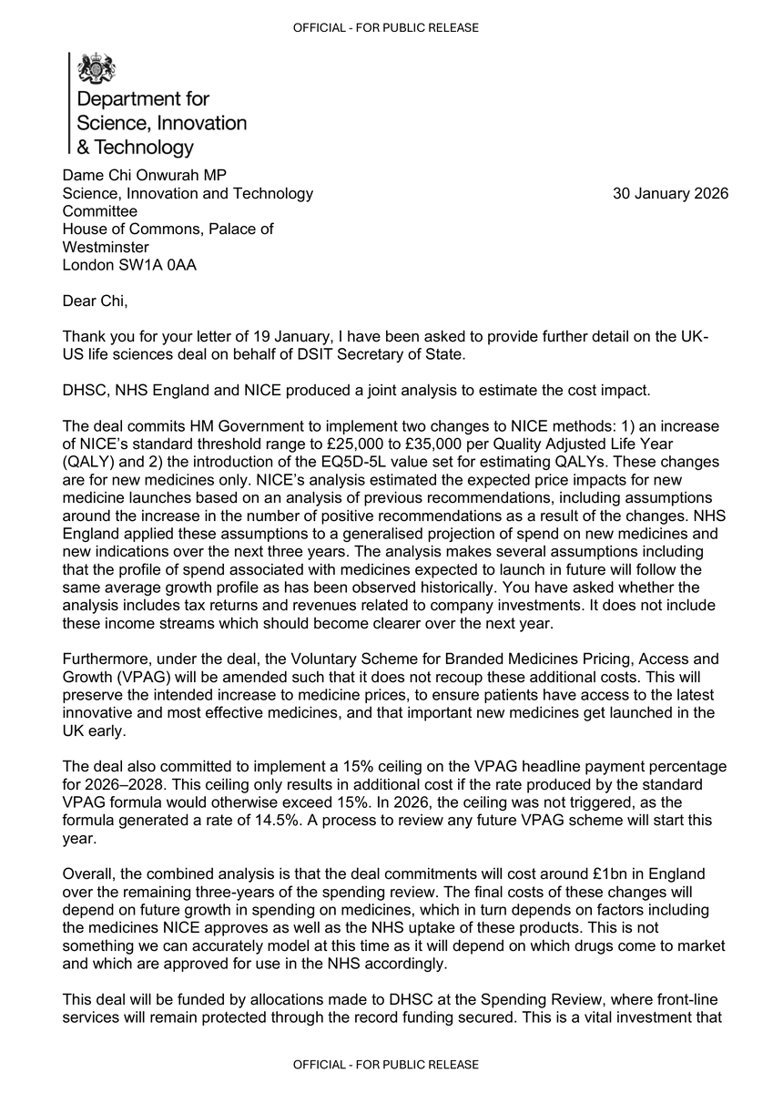 Science, Innovation and Technology Committee tweet media