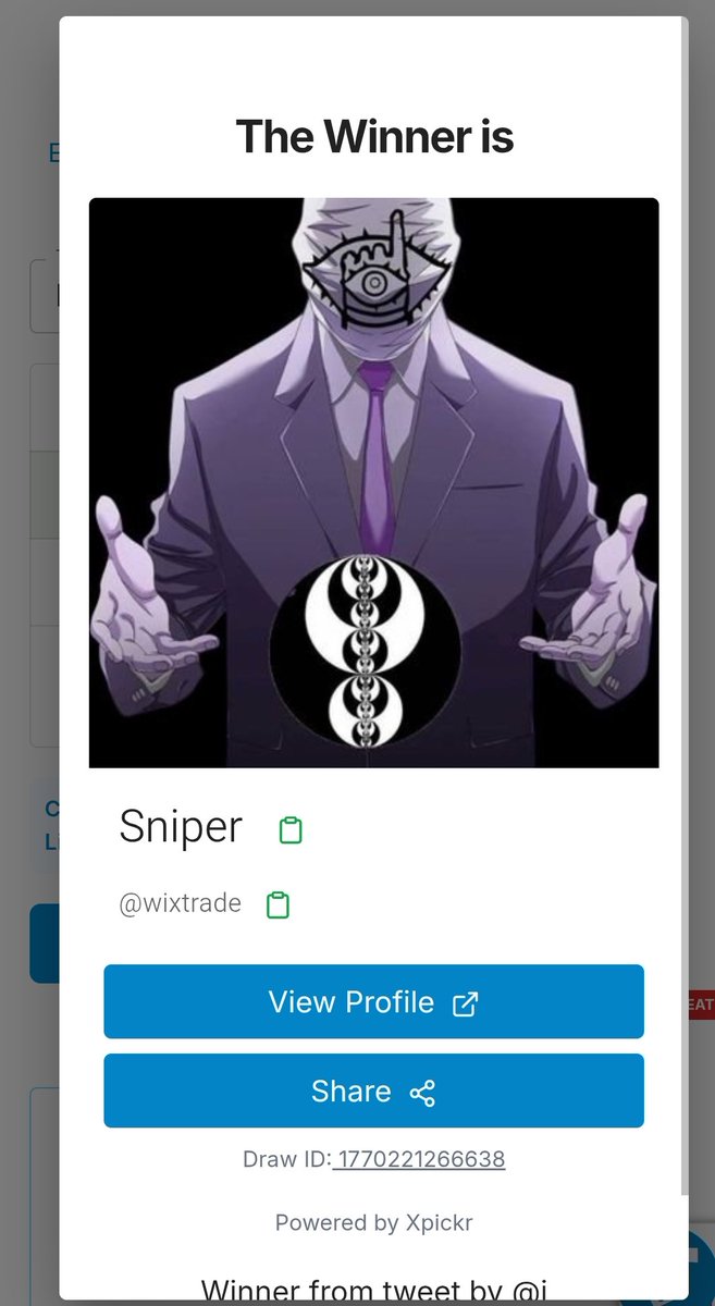 Congratulations 🎉
2.5k winner 
<a href="/wixtrade/">Sniper</a>

3x30% discount winner
<a href="/kaithebo/">Dave Dami</a>
<a href="/DeRex163808/">Dear</a>
<a href="/VincentiusOnX/">VincentiusX</a>