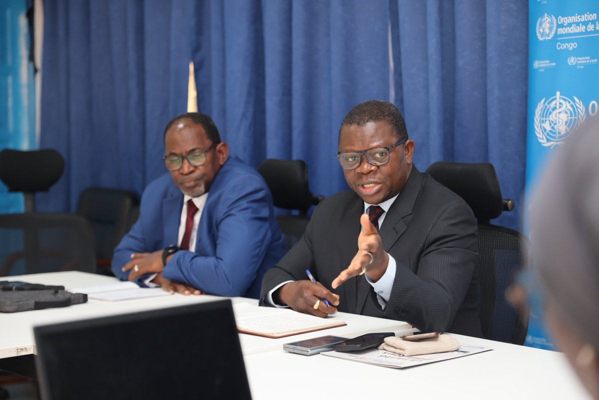 OMSCongo's tweet image. Première réunion ce 4.2.2026, pour l’année 2026 des partenaires tech. &amp;amp; financiers du secteur #Santé, présidée par Dr @sodjinoudossou, pour mieux se coordonner, parler d’une seule voix et s’aligner sur les priorités nationales de la santé pour le bien-être des populations 🇨🇬.