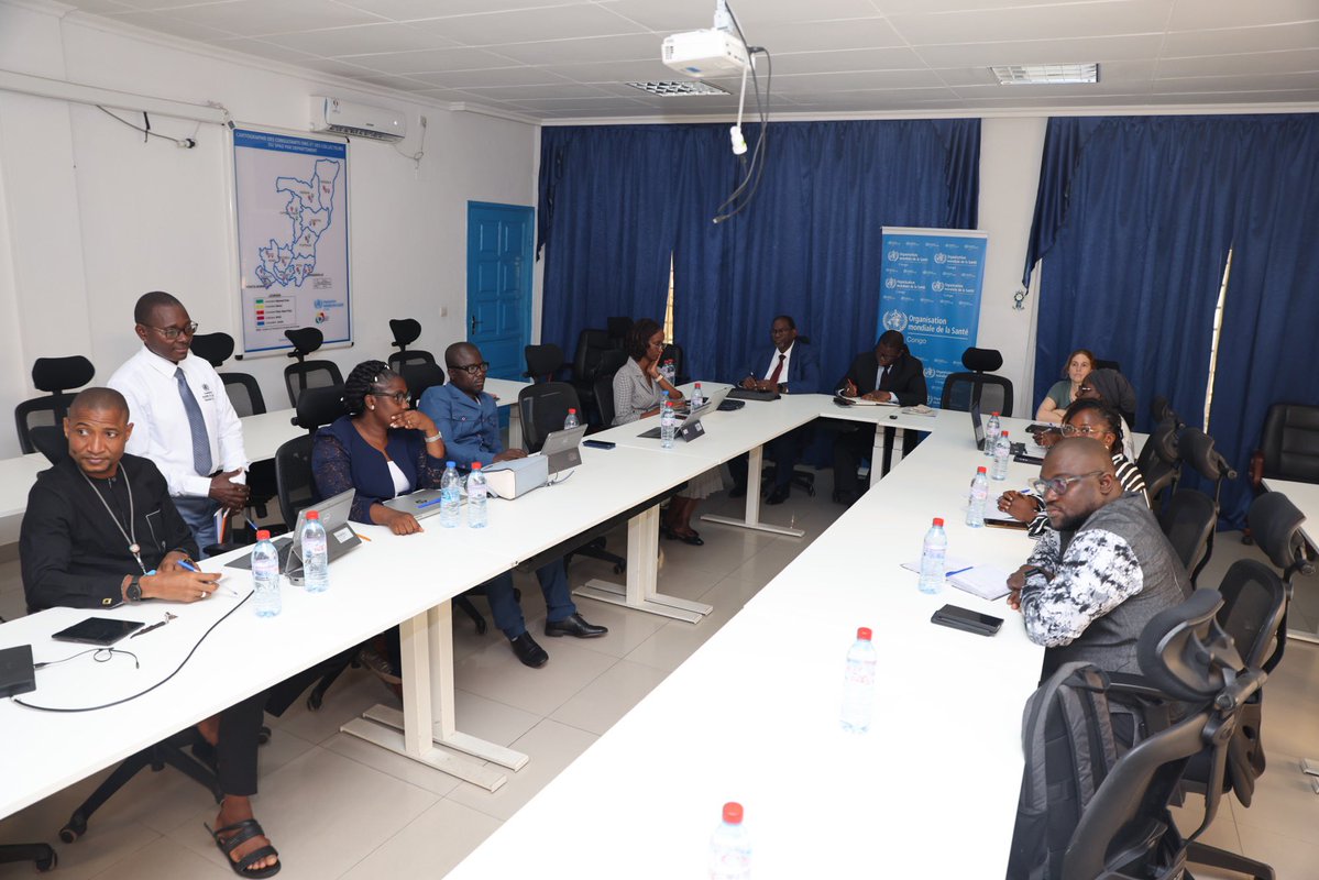 OMSCongo's tweet image. Première réunion ce 4.2.2026, pour l’année 2026 des partenaires tech. &amp;amp; financiers du secteur #Santé, présidée par Dr @sodjinoudossou, pour mieux se coordonner, parler d’une seule voix et s’aligner sur les priorités nationales de la santé pour le bien-être des populations 🇨🇬.