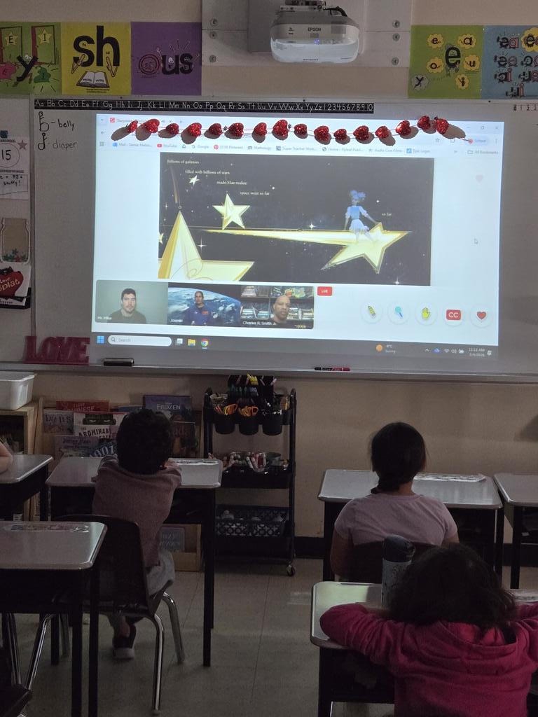 Listening to Through the Telescope: Mae Jemison Dreams of Space by Charles R. Smith Jr. on World Read Aloud Day