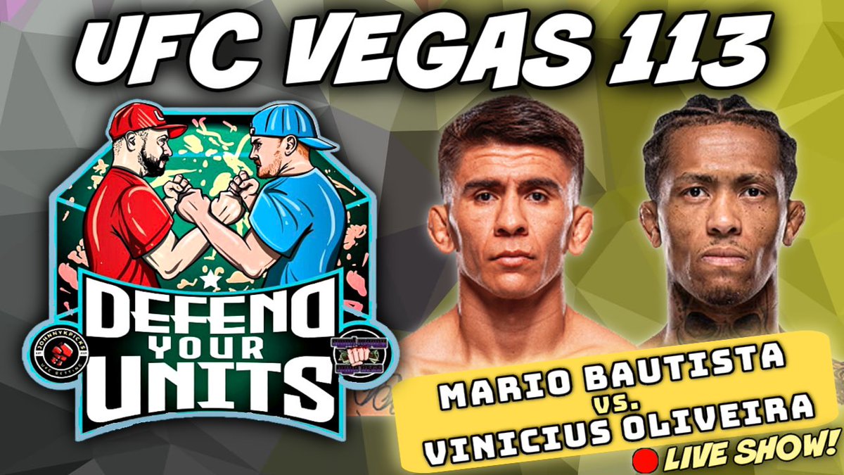 Live show 113 UFC Vegas 113 Recap with @jon_anik and @kennyflorian, their  main image 3
