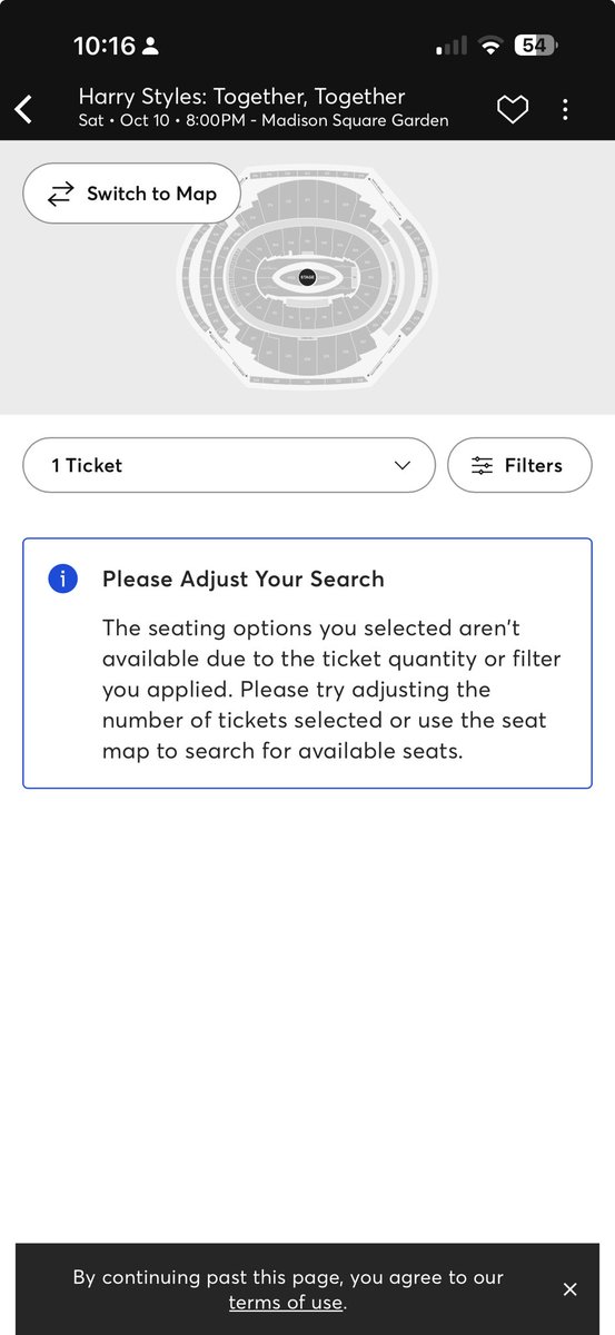Not yall sold out MSG while I was in line. Gah damn Harry Styles.