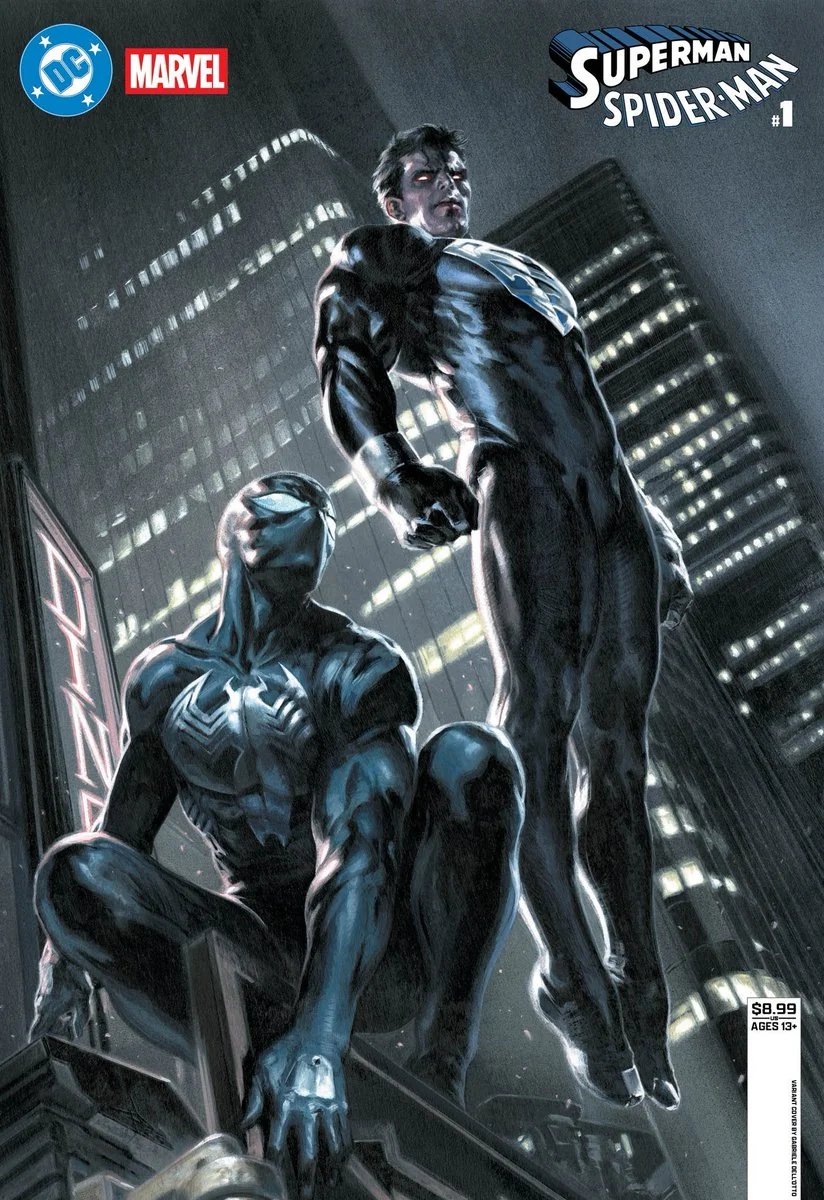 Superman/Spider-Man #1 cover by Gabriele Dell'Otto