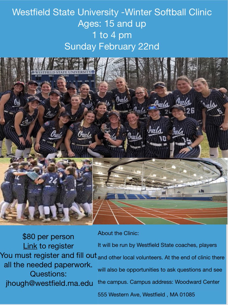 Coach Hough Westfield State Softball tweet media