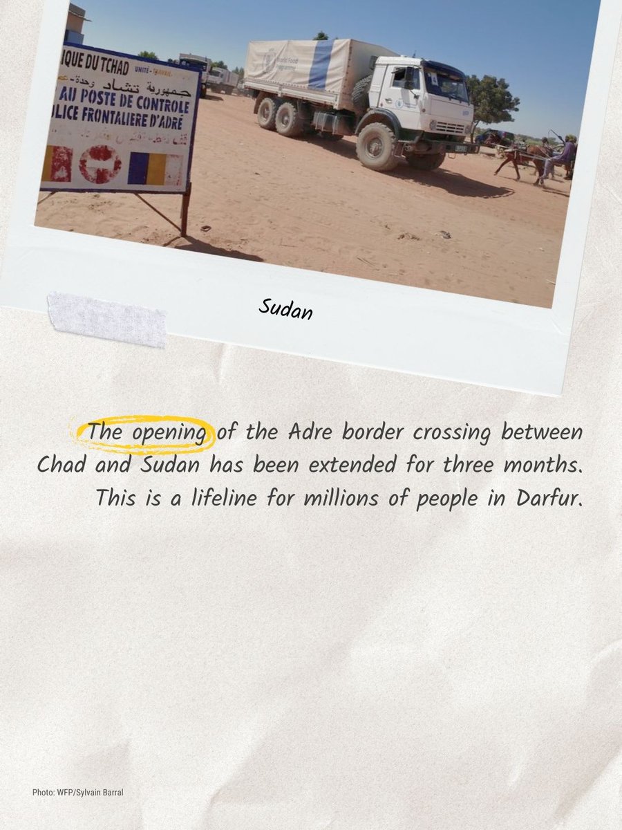 First month of 2026 – and we have already started with a bang. 💙

Humanitarians are delivering every day for people caught in crises.

Some good news from the UN and partners on the ground. 👇

#87MillionLives