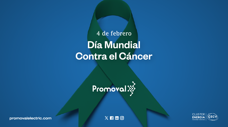 Promoval's tweet photo. Hoy, 🗓 4 de febrero, #DíaMundialContraelCáncer, 💬 reafirmamos nuestro compromiso con la 🙏 #concienciación, el impulso 🔎 a la #prevención y el avance 🧪 del conocimiento #científico. 👉 Nuestro #apoyo y #cercanía está con todas las personas afectadas. #PromovalElectric https://t.co/O2GkZd1tTf