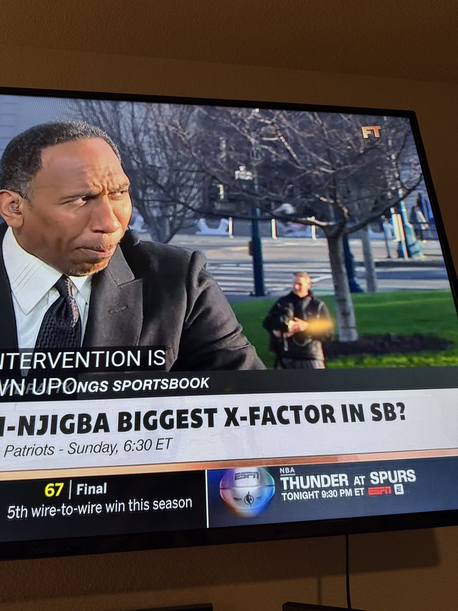 I turned on first take this morning … why do I see my dad holding the dog on the tv 😂🤣