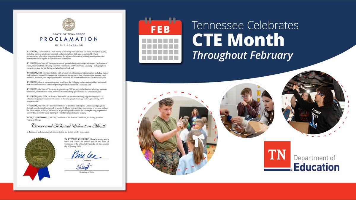 TN Dept of Education tweet media