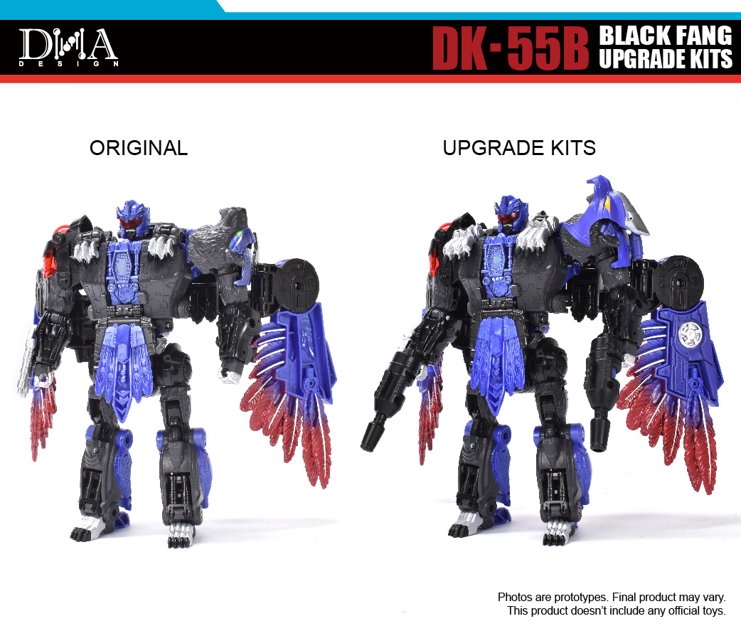 TFormers's tweet photo. DNA Design DK-55B Black Fang AOTP Razorclaw Upgrade Kit Coming Soon: DNA Design DK-55B BLACK FANG UPGRADE KIT Release Date: July 2026Retail Price: $23.49 USDComplete Upgrade Parts… https://t.co/NJ4NaxSDEL - Read More #DNADesign #UpgradeKit #Transformers #Razorclaw #BeastWars https://t.co/9jIpiSQ5f8