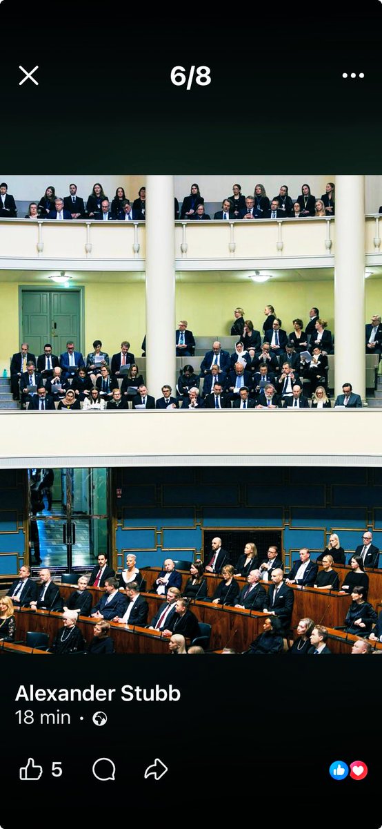 Attending the opening session of the Finnish Parliament <a href="/SuomenEduskunta/">SuomenEduskunta</a> today was a privilege. 

A strong reminder of the role of democratic institutions in shaping a resilient and inclusive society.