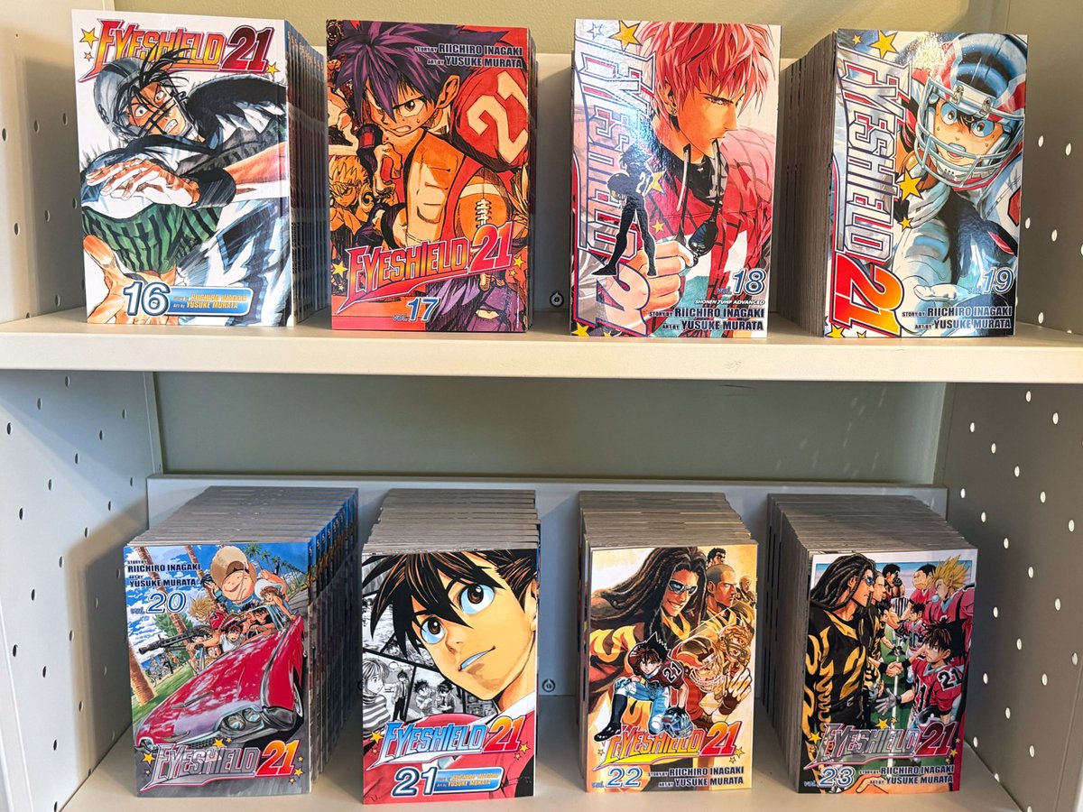 MerryMangaCo's tweet photo. Endlessly restocking Eyeshield 21 https://t.co/qOTqTvfVJT