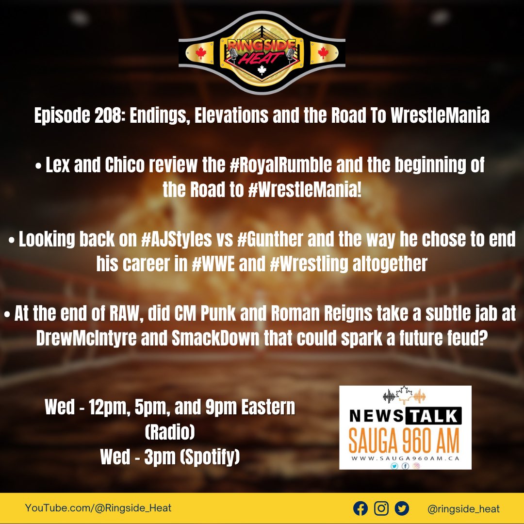 Ringside Heat tweet media