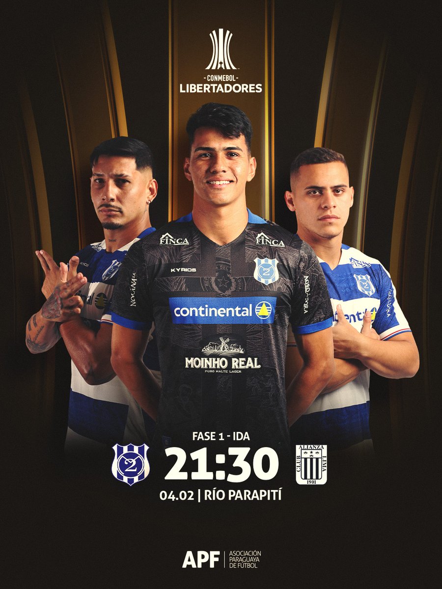 APFOficial's tweet photo. Sportivo 2 de Mayo debuta a nivel internacional ✅

El equipo de Pedro Juan Caballero tendrá su estreno en la CONMEBOL @Libertadores este miércoles, desde las 21:30, en el estadio Río Parapití, ante Alianza Lima de Perú.

🗞️ https://t.co/UFW9Wtsvas

¡Que sea un gran inicio, @Club2deMayo! 🇵🇾