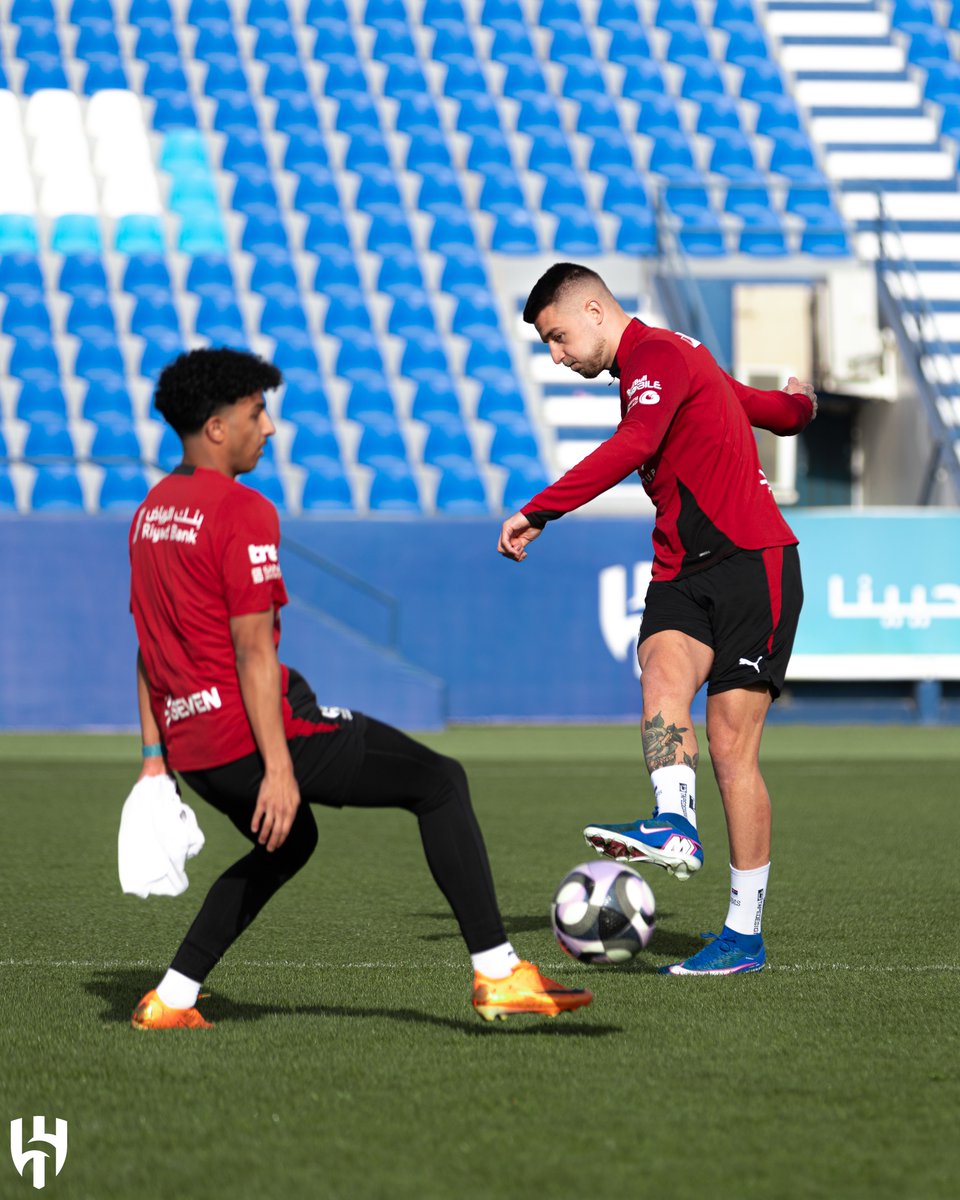 Alhilal_FC's tweet image. الاستعدادات الأخيرة قبل مواجهة "الأخدود" 📸