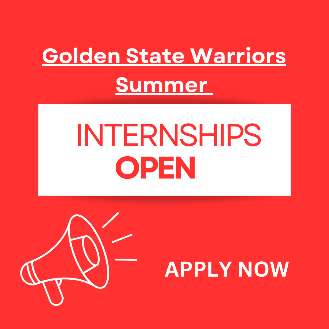 opportunitiesfy's tweet photo. 🏀 GSW Summer Internship 2026 – gain hands-on experience, lead projects, network with NBA pros &amp; join community initiatives.
⏰ Apply by Feb 15, 5 PM PST
🔗 https://t.co/8R1e5XF6TO
#GSWWarriors #NBAInternship #SportsCareer https://t.co/oOSXe3oAFa
