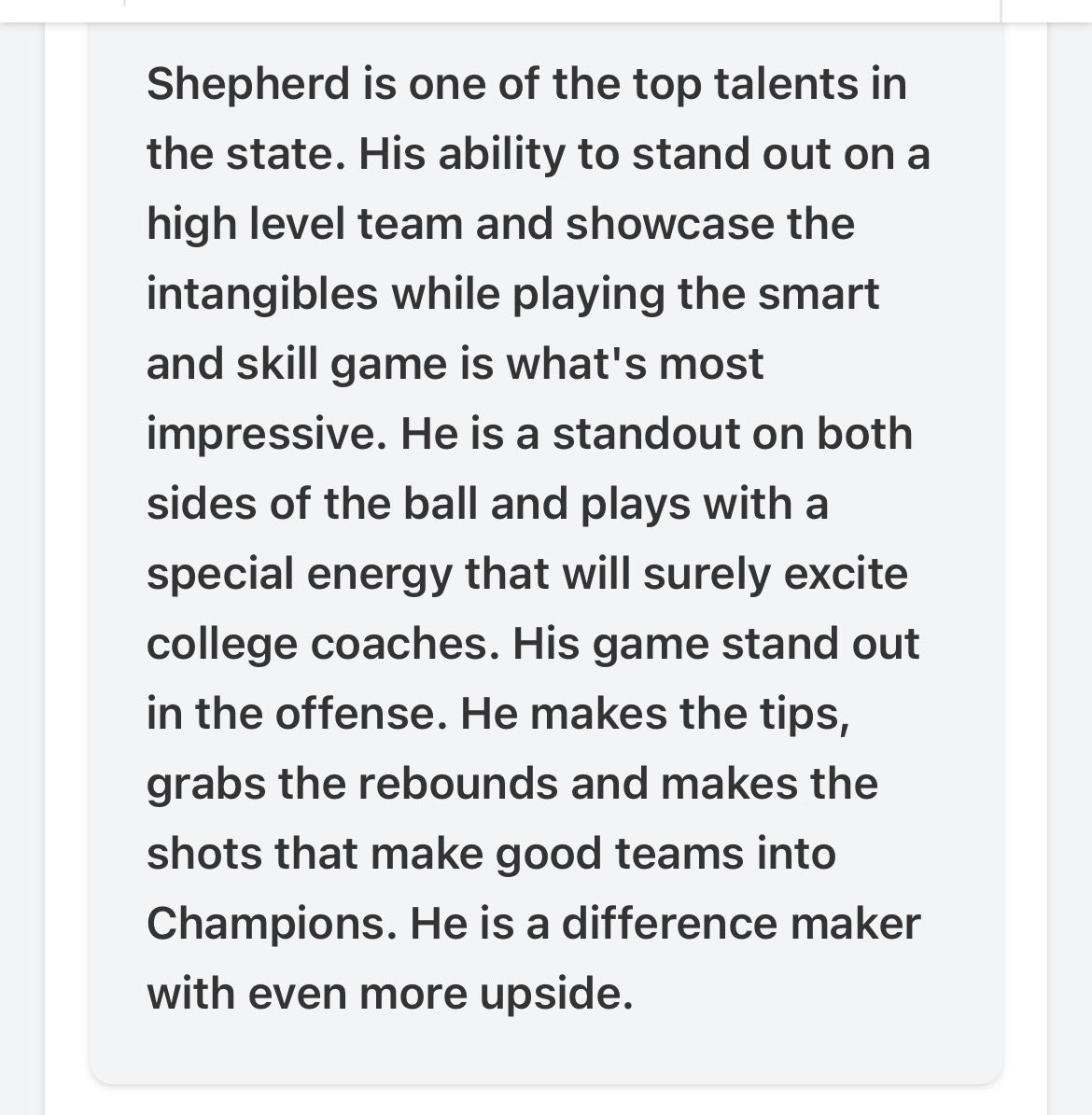 Zaveon “Zay” Shepherd class of 2027 tweet media