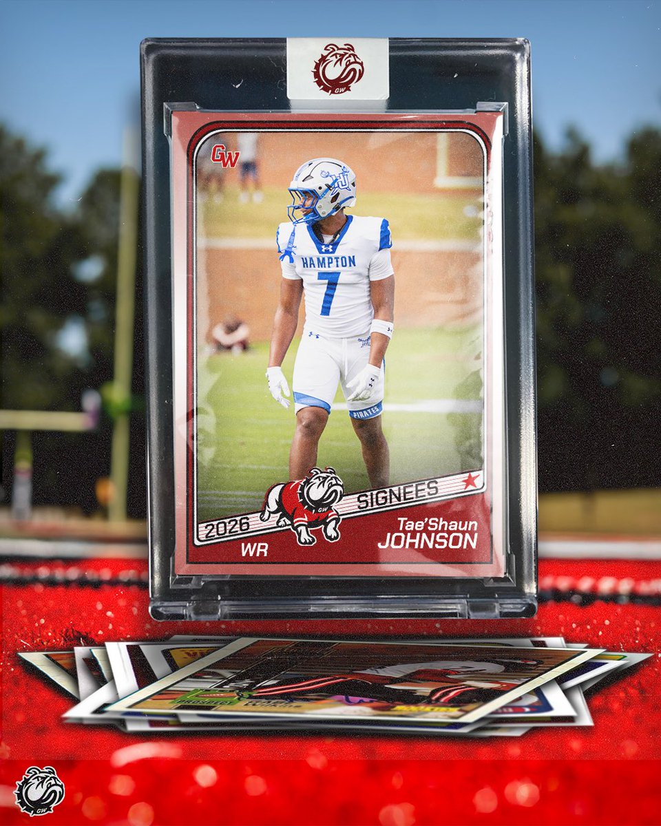 GWUFootball's tweet photo. 𝐖𝐞𝐥𝐜𝐨𝐦𝐞 𝐭𝐨 𝐭𝐡𝐞 𝐃𝐚𝐰𝐠 𝐏𝐨𝐮𝐧𝐝,Tae’Shaun Johnson!

#FAMILLY | #SkoDawgs https://t.co/CuSKi3T3e6