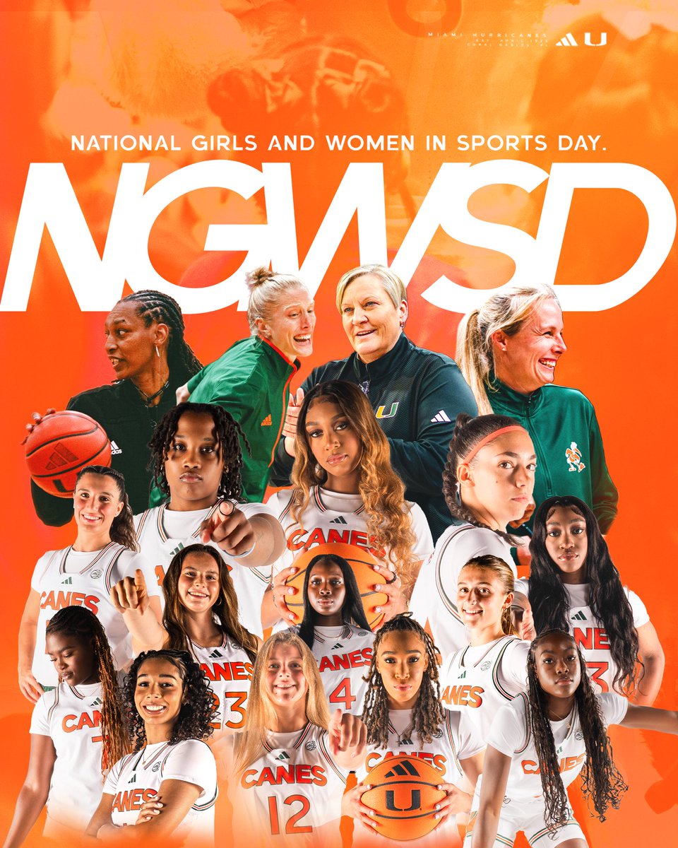 CanesWBB's tweet image. Happy National Girls and Women in Sports Day!