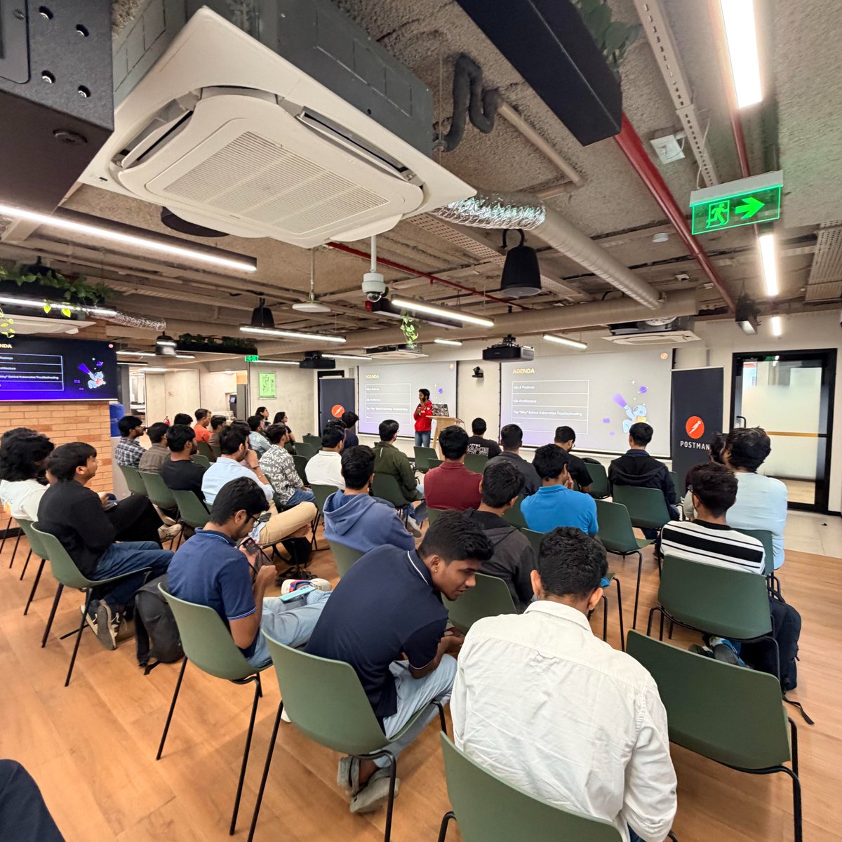 CrypTech_DK's tweet photo. First talk of the year, and my first as a Postman Captain ✨

Spoke on Troubleshooting Kubernetes with @getpostman alongside @1dpac1  at the Postman Bengaluru office - breaking down how Kubernetes APIs can be debugged visually, not just via CLI.

Postman community meetups are officially rolling out! 

Let’s talk APIs! 🗣️