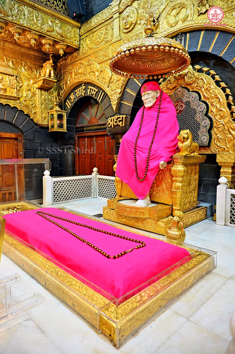 SSSTShirdi's tweet photo. *!! ॐ साई राम !!*
*श्री साईबाबा संस्थान विश्वस्त व्यवस्था,शिर्डी*
*!! ॐ Sai Ram !!*
*Shri Saibaba Sansthan Trust, Shirdi*
≈≈≈≈≈≈≈≈≈≈≈≈≈≈≈≈≈ 
*आरती :- शेजारती*
*बुधवार ०४ फेब्रुवारी २०२६*  
*Aarti :-Shejarti*
*Wednesday 04 February 2026* https://t.co/4GarTWq7LV