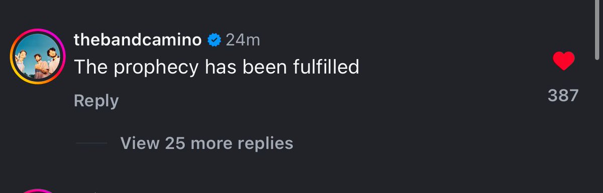 5SOSDigest's tweet photo. .@thebandcamino has commented on the timeline course correction phenomenon on @5SOS’ opener announcement post ! 🤩🩷 HOW ARE WE FEELING, Y’ALL?! https://t.co/M26dARW3Ob