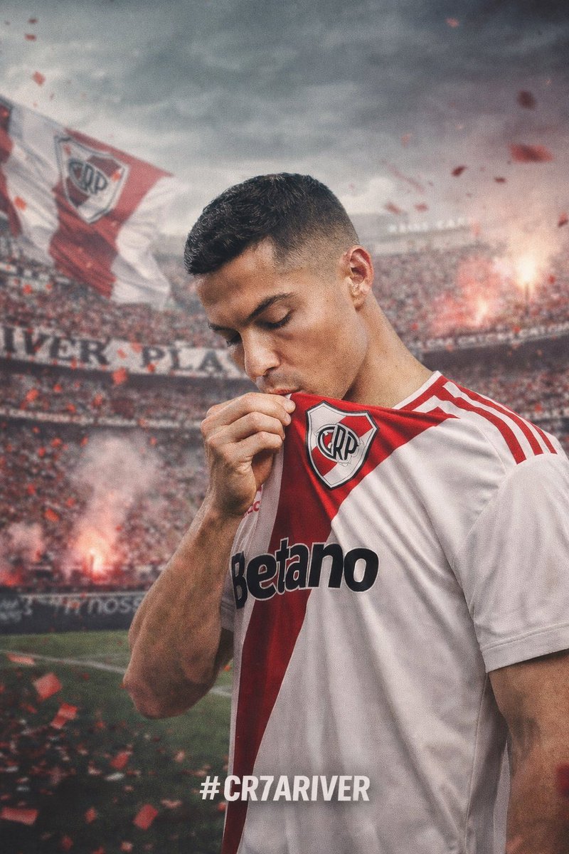 Hasta que no sea tendencia NUMERO 1 no paramos. 
Comandante te esperamos ⚪️🔴

#CR7ARiver