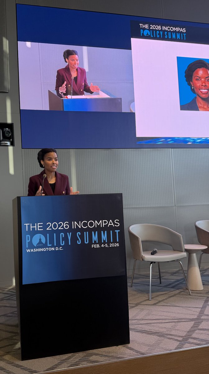OliviaTrustyFCC's tweet photo. Today at the @INCOMPAS Policy Summit, I spoke about the enduring link between competition, connectivity, and innovation, and why that link matters even more in the AI era. AI’s promise depends on open markets, robust networks, and policies that encourage investment, resiliency, and access. Competitive providers are central to building the infrastructure that makes an AI future possible.

Full remarks: https://t.co/LAVHGSvvrr

Thank you to INCOMPAS and its members for leading on competition, connectivity, and pragmatic solutions.