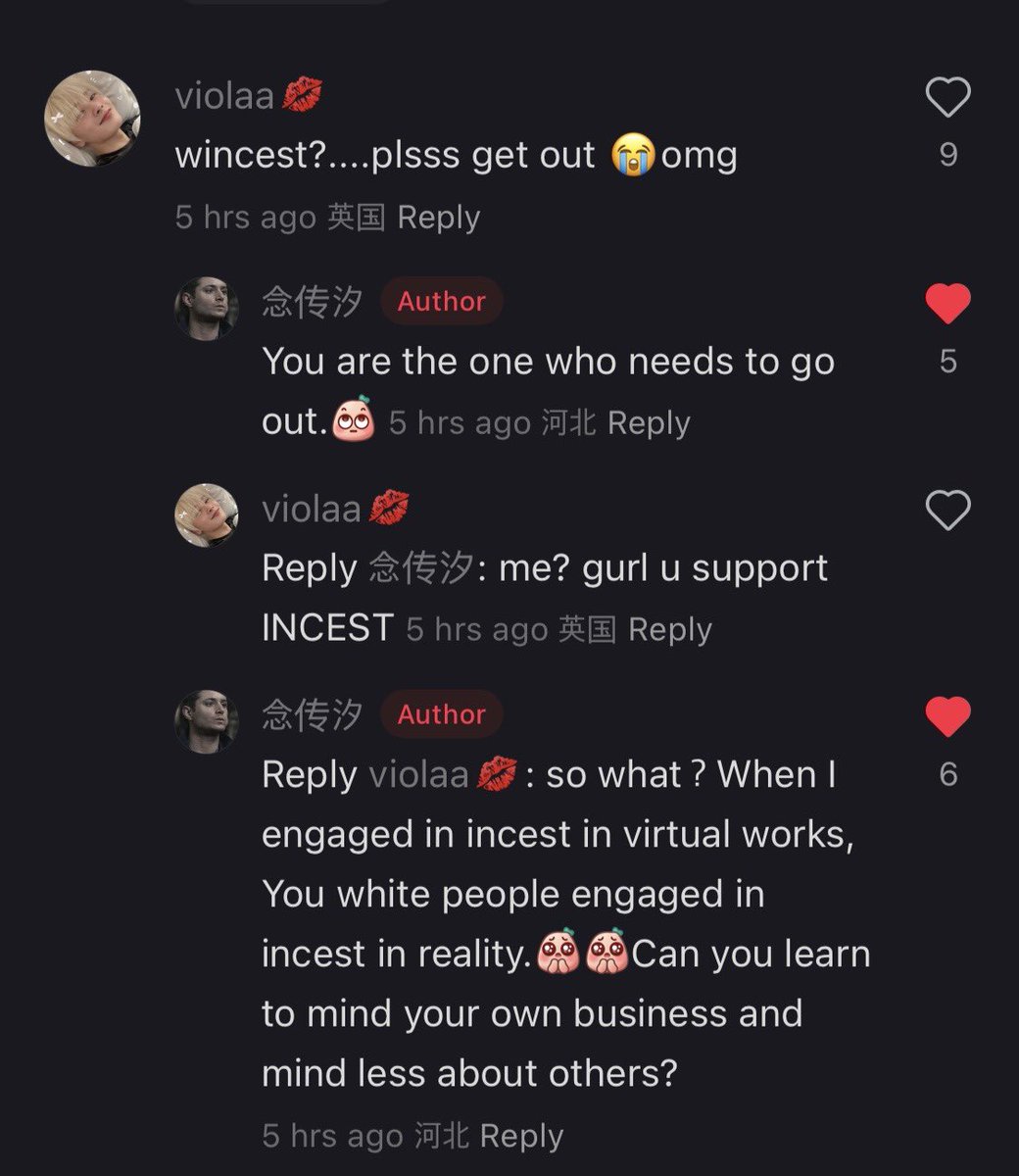 blessedincain's tweet image. i lk wish i had the level of sass chinese wincesties have when they reply. they’re built different #Wincest