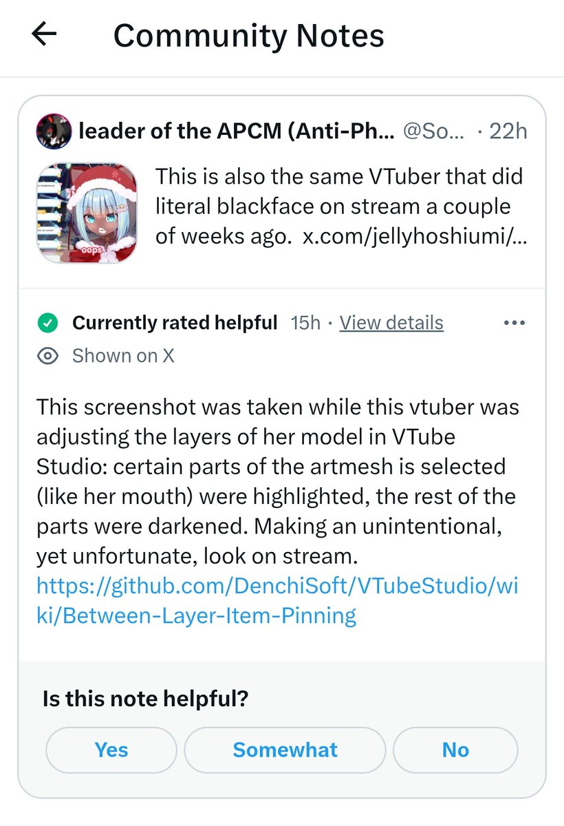 FuchsKaffee's tweet photo. @gloomgloomie Lmao look at this lad believing the first thing a random nobody account claims whichout doing their own research, btw here's the twt community note. https://t.co/JlYexx5Kd3