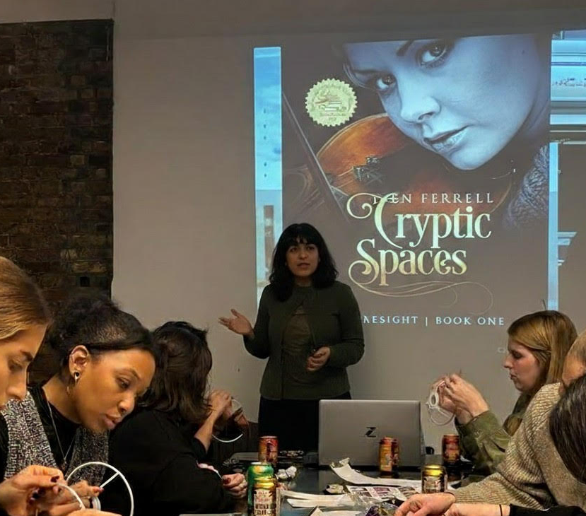 AWARD WINNING BOOK discussed at READUP, one of the largest book clubs in Germany! We prepared a Reader's Guide. Want a copy for your book group? Shoot me an email at crypticspaces@gmail.com.