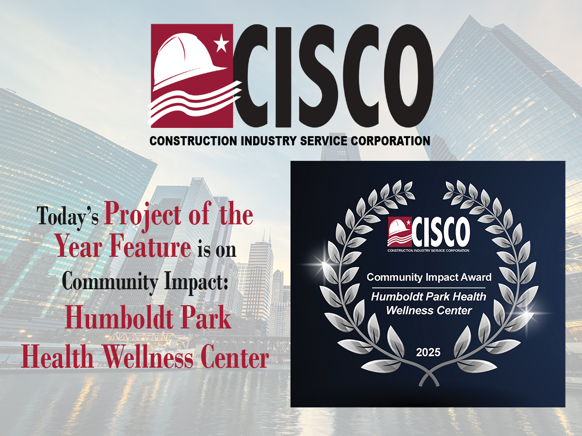 CISCO's 8th Project of the Year Feature is on <a href="/HumboldtHealth/">Humboldt Park Health</a> Wellness Center. Read how this Center provides state-of-the-art health and wellness services for members of the community. cisco.org/2026/02/04/pro…
<a href="/ALLMasonry_/">ALL Construction Group</a>
#ProjectOfTheYear #UnionConstruction #CISCO