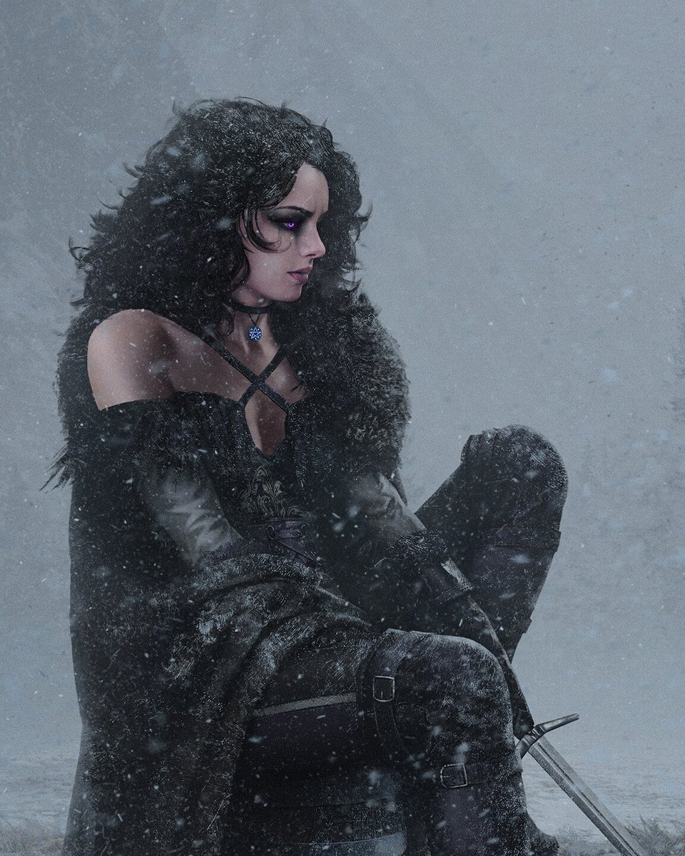 "Geralt?"
"Yes, Yen."
"When I… When we weren’t together, did you go with any other women?"
"No."
"Not once?"
"Not once."
"Your voice didn’t even waver. So I don’t know why I don’t believe you." 
"I only ever thought about you, Yen."
"Now I believe you."

Art by <a href="/ckgoksoy/">CK.Göksoy</a>