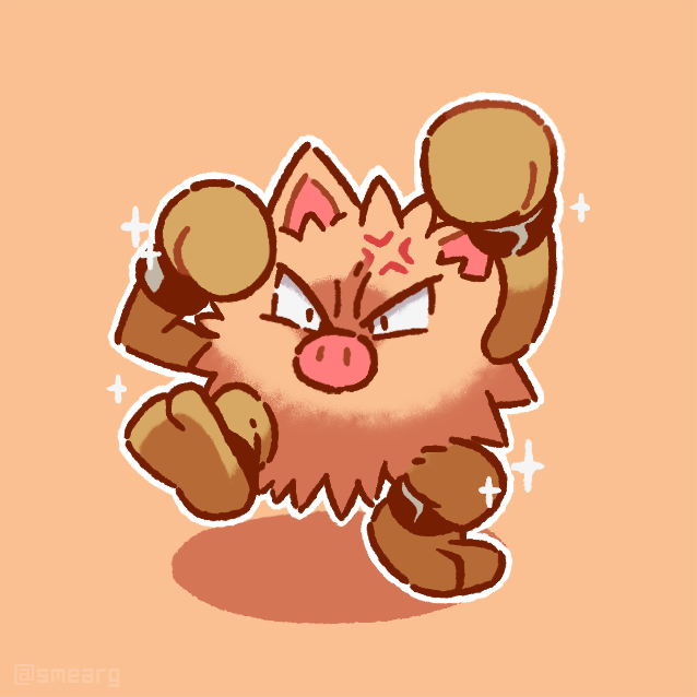 smearg's tweet photo. mad lil primeape🐒💢 https://t.co/OoqhpUvlU9