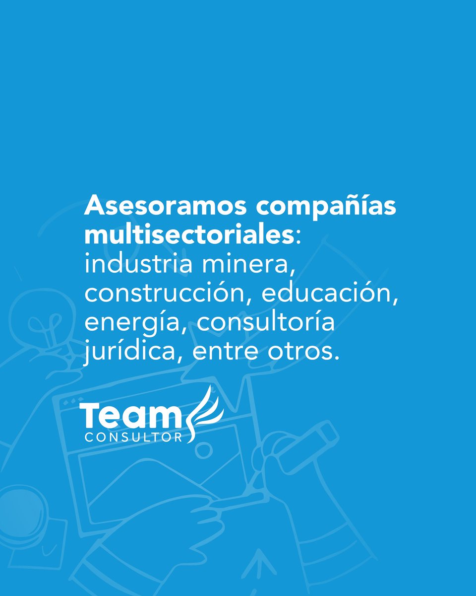 Cada sector exige una conversación distinta.

Acompañamos compañías de minería, energía, construcción, educación y más, con comunicación estratégica, PR y relacionamiento con medios que construyen confianza.

👉 #HagamosTeam