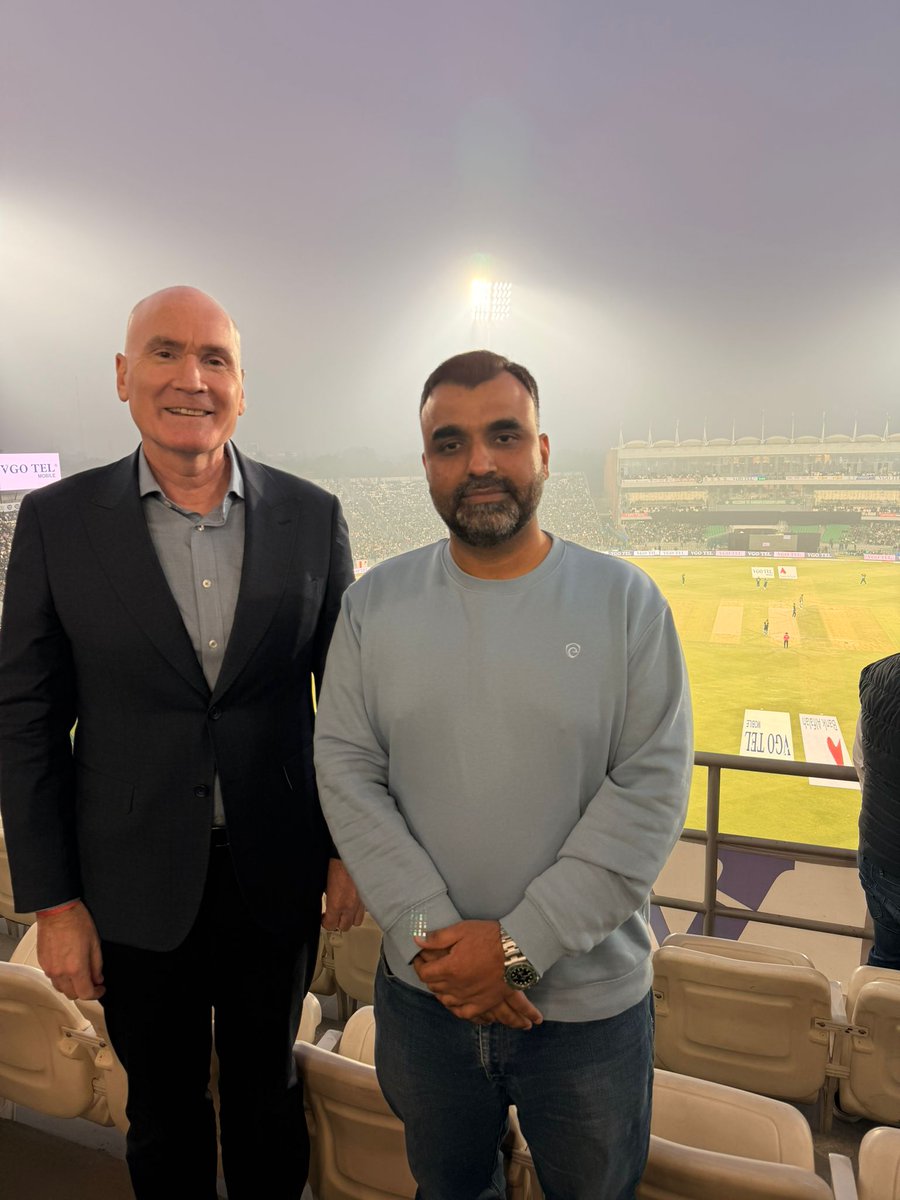 Also had a lovely exchange with the High Commissioner to Pakistan, Mr Timothy Kane, at Gaddafi Stadium in Lahore on the occasion of the third T20I between Pakistan and Australia. With both teams sharing a rich and storied cricketing history, it was another excellent series to
