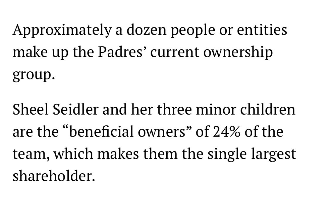 Why is media reporting like this was resolved:

Litigation against the brothers for mismanaging the Peter Seidler Trust (which owns the largest stake in Padres and Sheel is the sole beneficiary) is ongoing and core to the dispute.

Brothers must have had to concede something 👀…