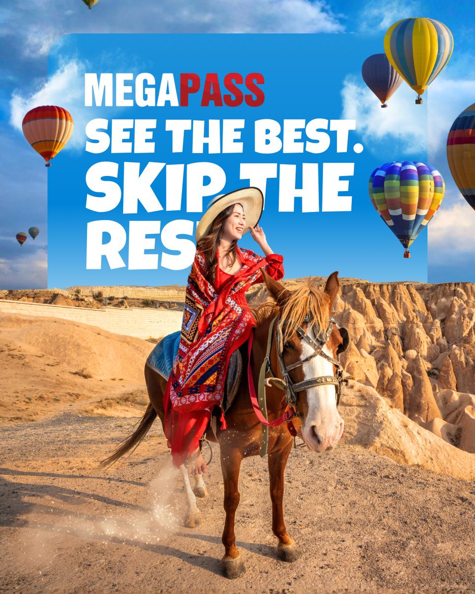 megapasscom's tweet image. Some trips you take.
Some trips change you. 🌍✨

With MegaPass, you don’t waste time — you live the moment.
See the best. Skip the rest.

#MegaPass #TravelDream #Wanderlust #ExploreTheWorld #BucketList 

megapass.com/en/turkey/capp…
