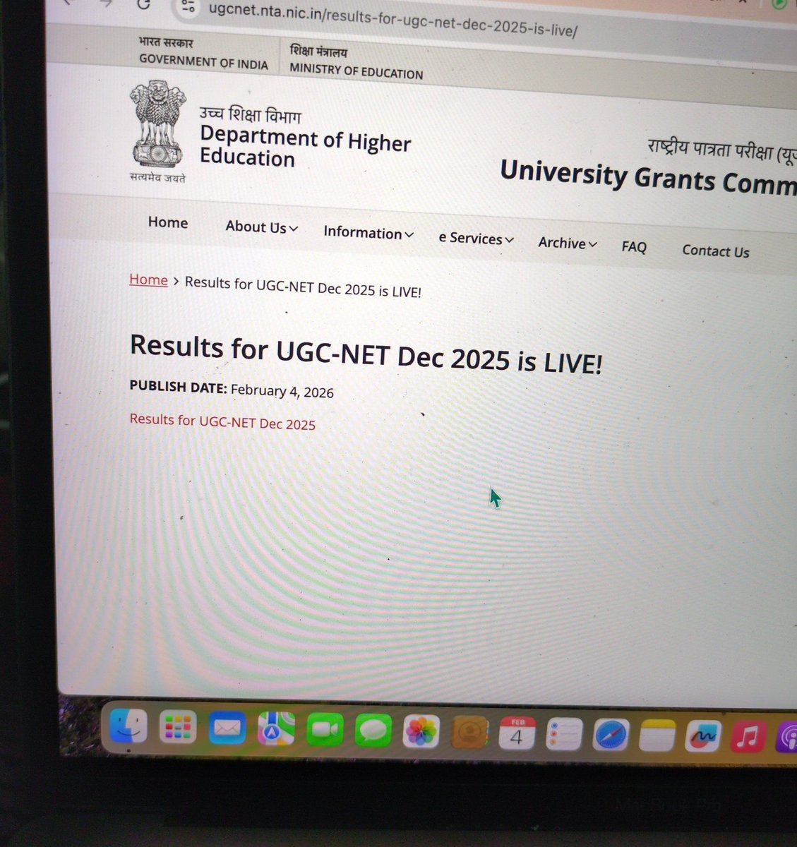 naanbiological's tweet image. UGC NET result is live now!!