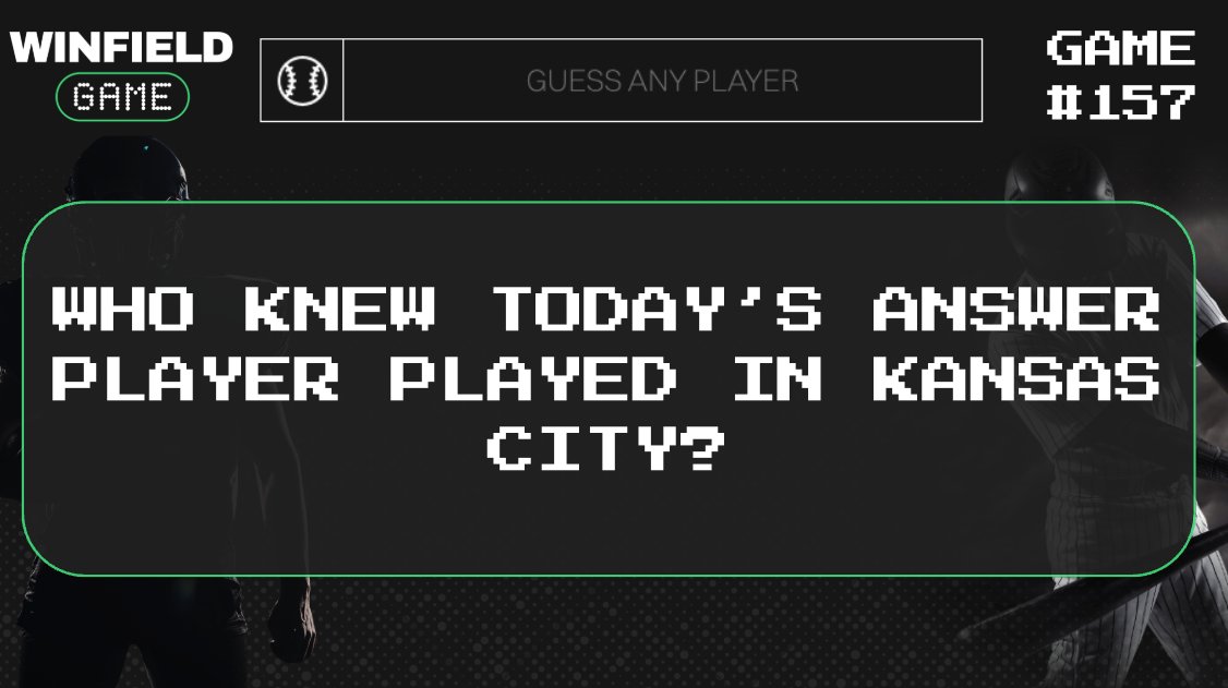 Game #157 is live...bet you didn't know this guy played in KC

#WordleForSports #SportsTrivia <a href="/getnickwright/">nick wright</a> <a href="/BJ_KCSN/">BJ Kissel</a> <a href="/tuckerdfranklin/">Tucker D. Franklin</a> <a href="/pgrathoff/">Pete Grathoff</a> <a href="/cdotharrison/">Carrington Harrison</a>