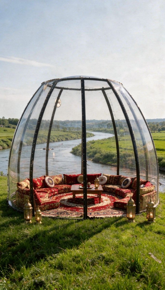ModernCaravan's tweet photo. #قبة_الصحراء من #القافلة_الحديثة تجربة تخييم مختلفة وفاخرة
تصميم عصري على شكل قبة يمنحك رؤية بانورامية للطبيعة
هيكل حديد قوي معالج ضد الصدأ والرطوبة
تركيبها سريع وسهل وتعتبر الخيار الامثل للتخييم الفاخر ولتجربة مميزة في البر او في استراحتك الخاصة او وسط الطبيعة الخلابه https://t.co/L0a3ijwPOf