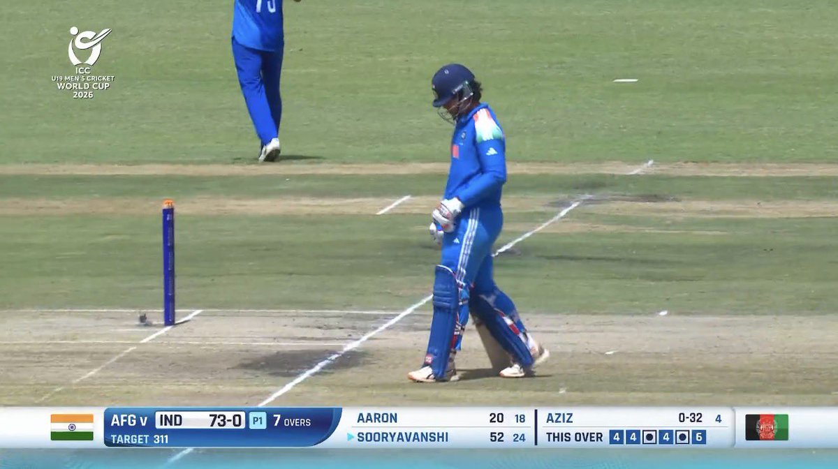 24 BALL FIFTY BY VAIBHAV SURYAVANSHI IN THE SEMI FINALS OF U19 WORLD CUP.