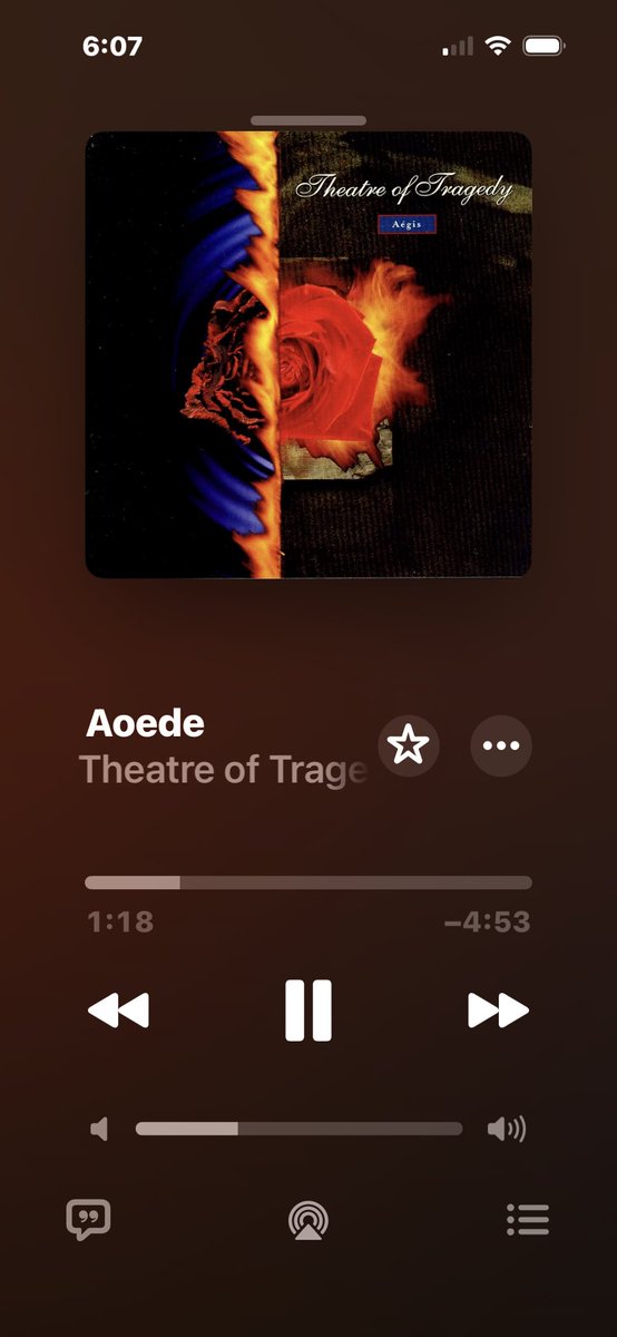 Cigaro556's tweet photo. “‘Aoede’ by Theatre of Tragedy: A gothic invocation to the ancient Muse of song. Lyrics in old English drip with desperate passion & thirst for her essence—‘I want more!’ Whispered growls + angelic vocals = pure atmospheric tragedy. From the masterpiece Aégis. 🔥 #MetalClassics”

https://t.co/YtDVgjFk4a