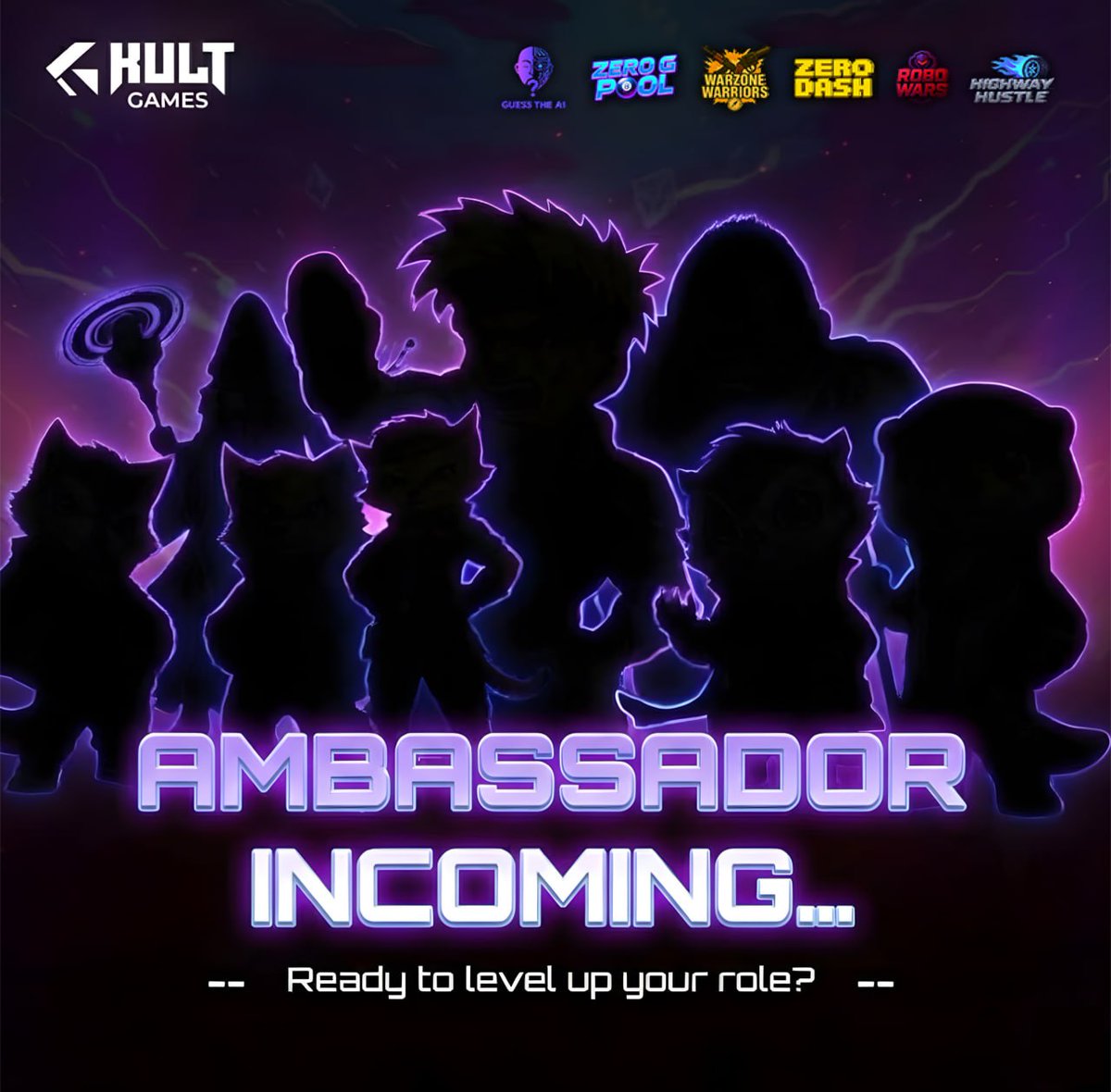 A new crew is forming.

A bigger mission.

Who’s in? 👀

Stay tuned.....

#Kult #Ambassadors #OnChainGaming