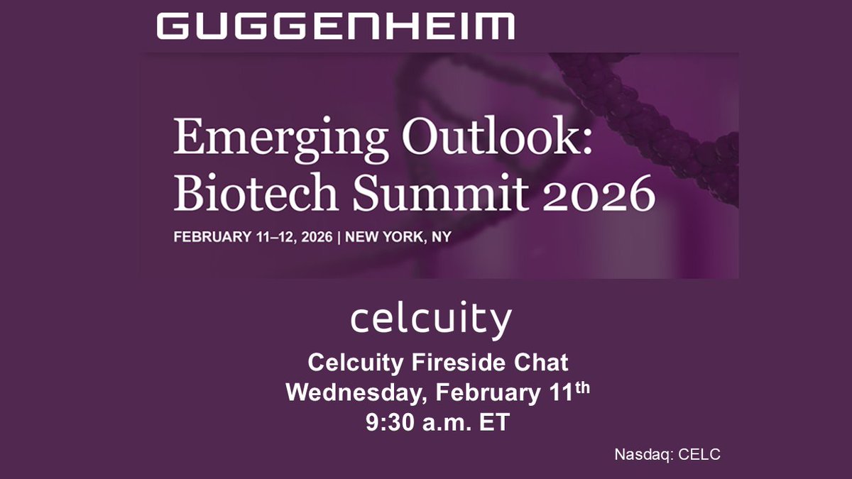 Celcuity tweet media