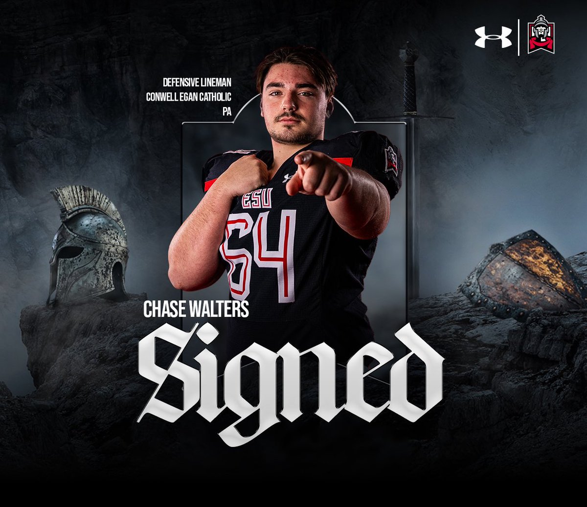 ESU_Football's tweet photo. Dreams on paper. Work in progress. Welcome to the family.

Welcome our NEW WARRIOR @cWalters64 

#NSD26
#WhereWarriorsBelong
#BLOOD𝘙𝘜𝘕𝘚𝐓𝐇𝐈𝐂𝐊💯
#𝐖𝐀𝐑𝐑𝐈𝐎𝐑𝐒4️⃣𝓛𝓲𝓯𝓮 https://t.co/dVtmuGsoKh