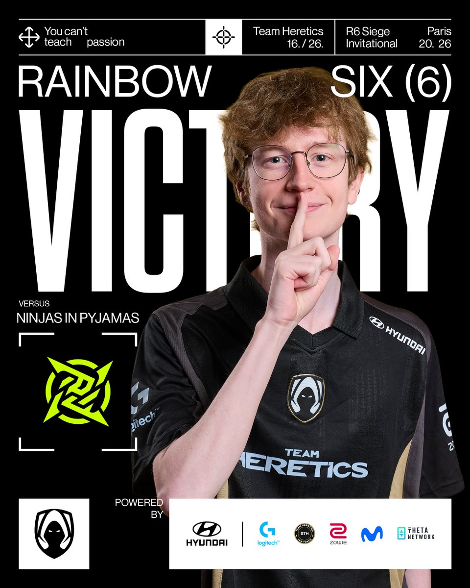 ESTE EQUIPO ES MUUUUUUY HISTÓRICO 🤫

ASEGURAMOS LOS PLAYOFFS EN SOLO DOS PARTIDOS 🗣️🗣️

#VamosHeretics