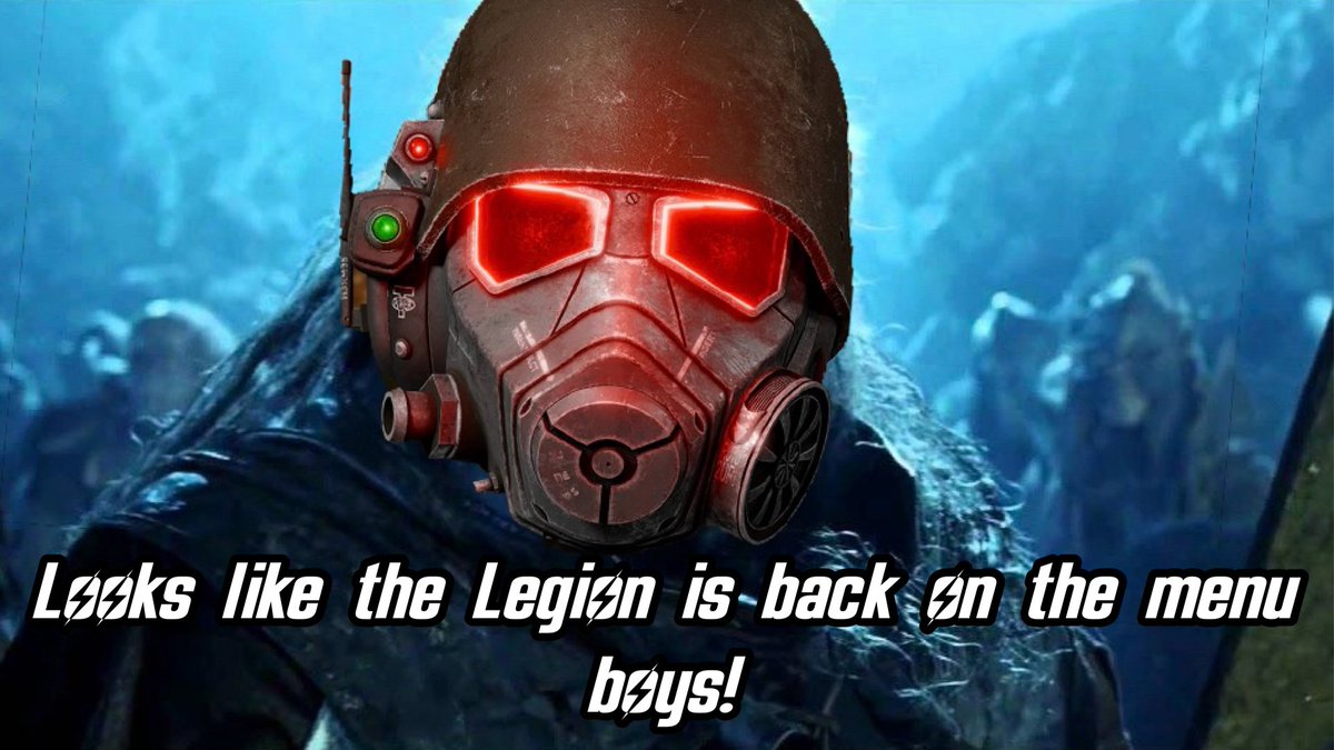 ranger_houston's tweet photo. “We won’t go quietly, the legion can count on that.”
#Fallout https://t.co/vsd2PFaqMZ